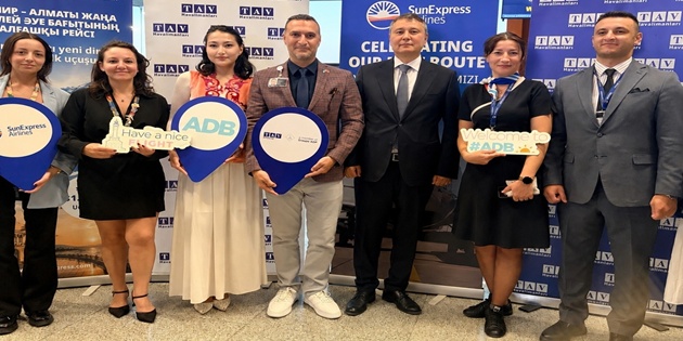 İzmir ile Almatı Arasında Direkt Uçuşlar Başladı